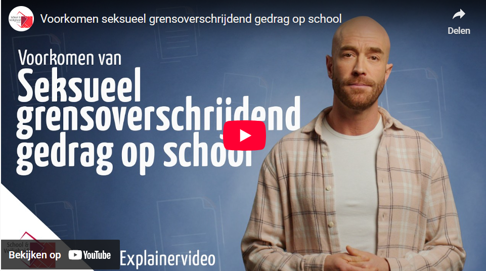 Voorkomen Van Seksueel Grensoverschrijdend Gedrag Op School